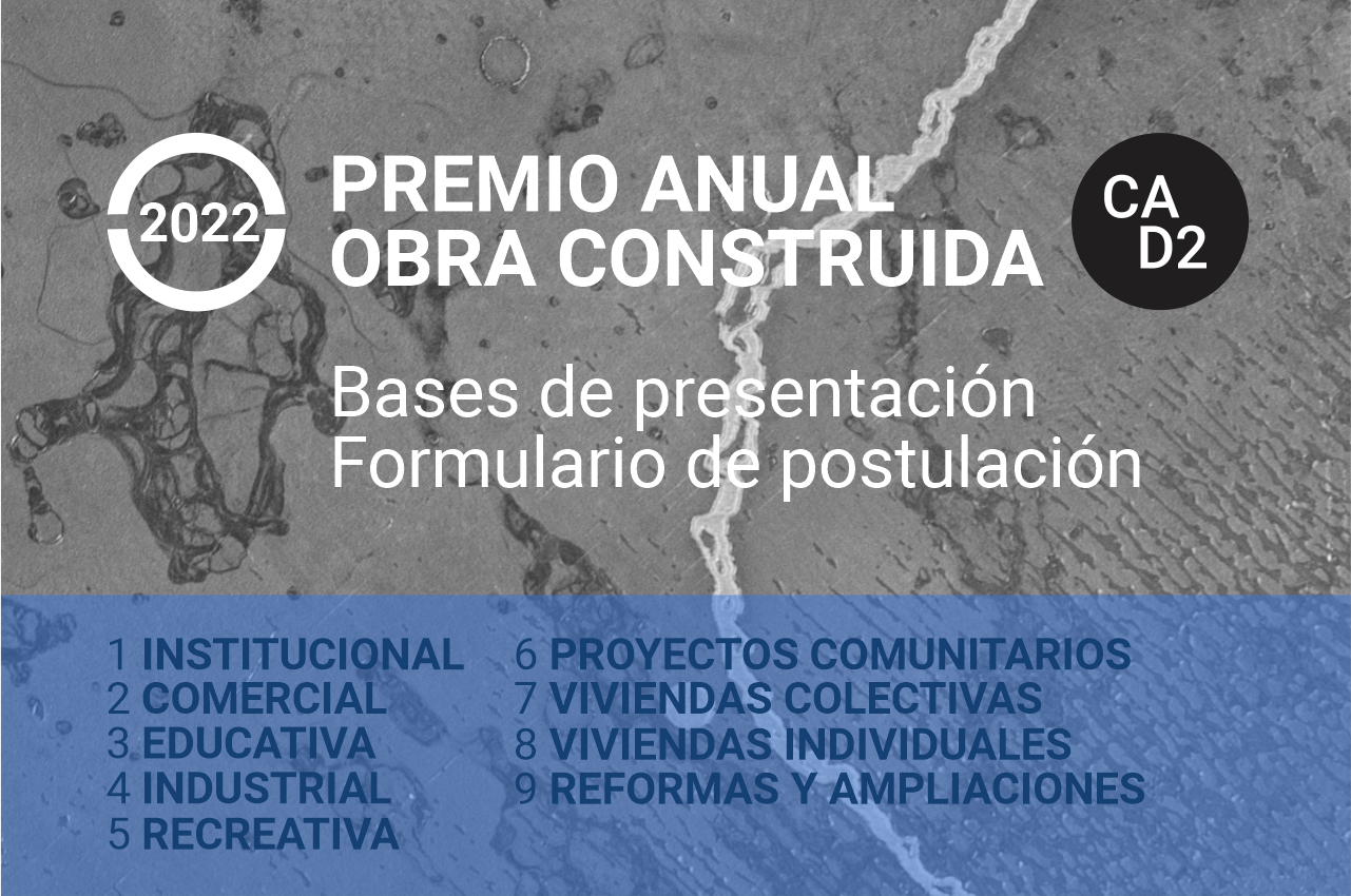 PREMIO ANUAL OBRA CONSTRUIDA 2022