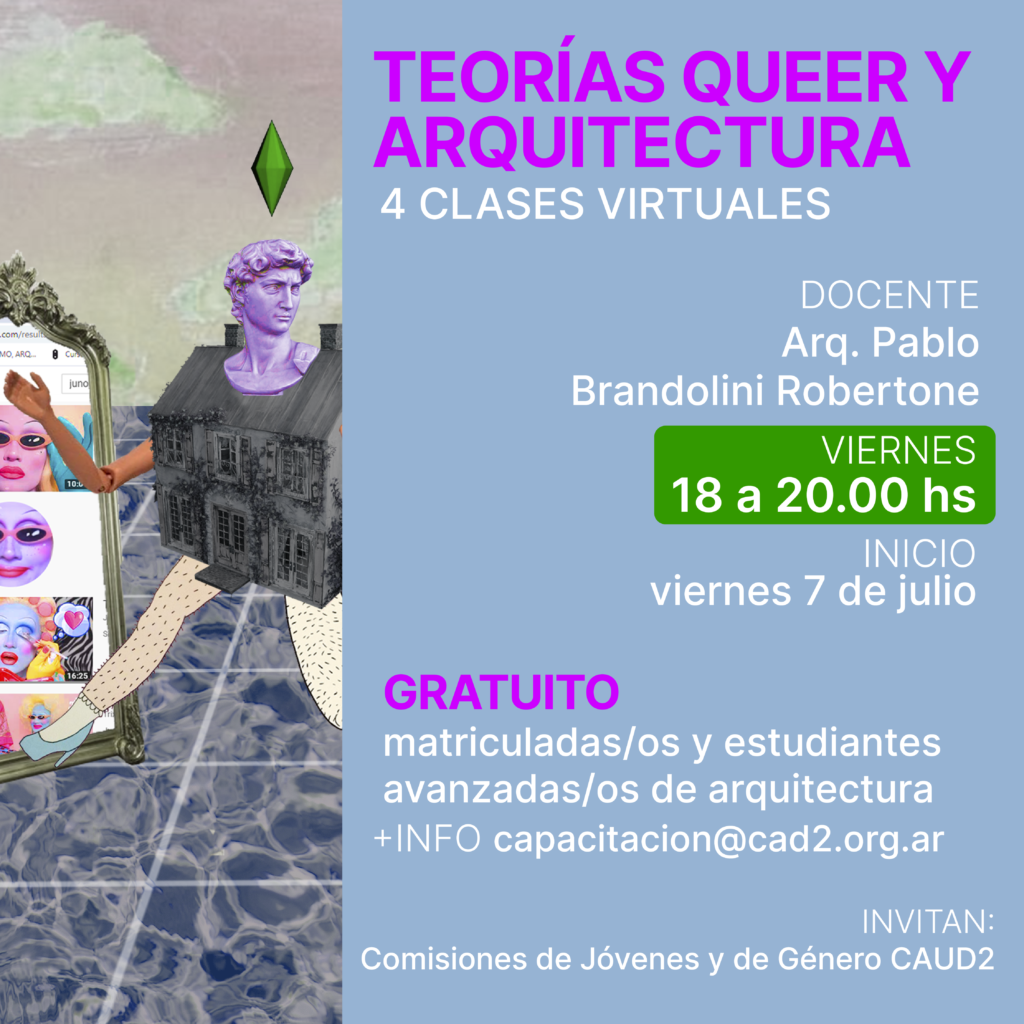 TEORIAS QUEER Y ARQUITECTURA. – Apuntes y derives hacia un habitar desviado y un diseñar torcido.