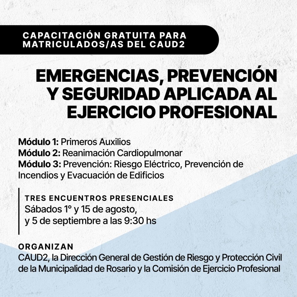 Emergencias, Prevención y Seguridad Aplicada al Ejercicio Profesional