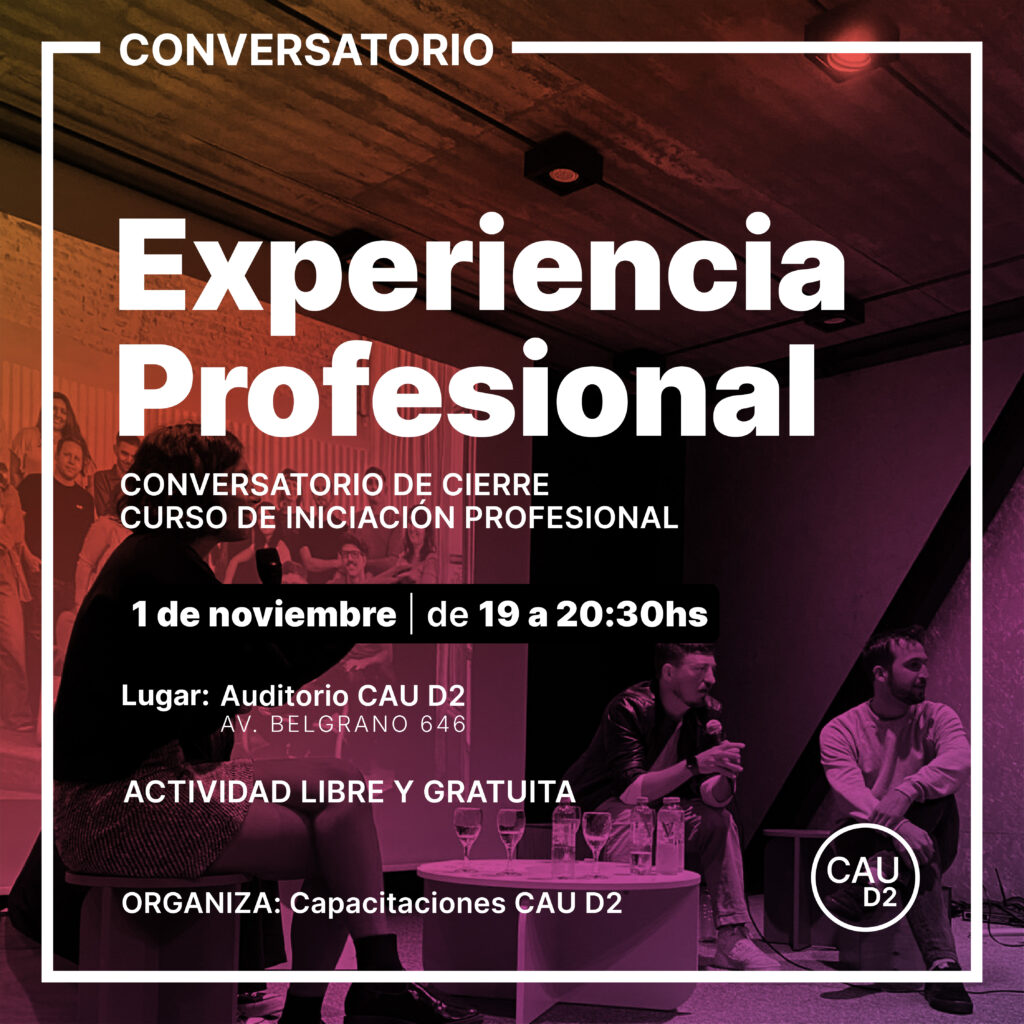 Conversatorio de cierra del curso de iniciación profesional