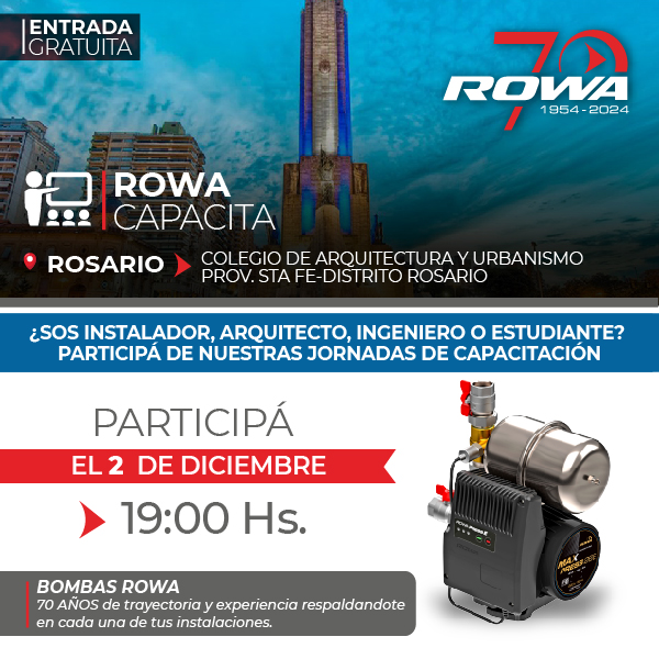 Charla técnica – Rowa