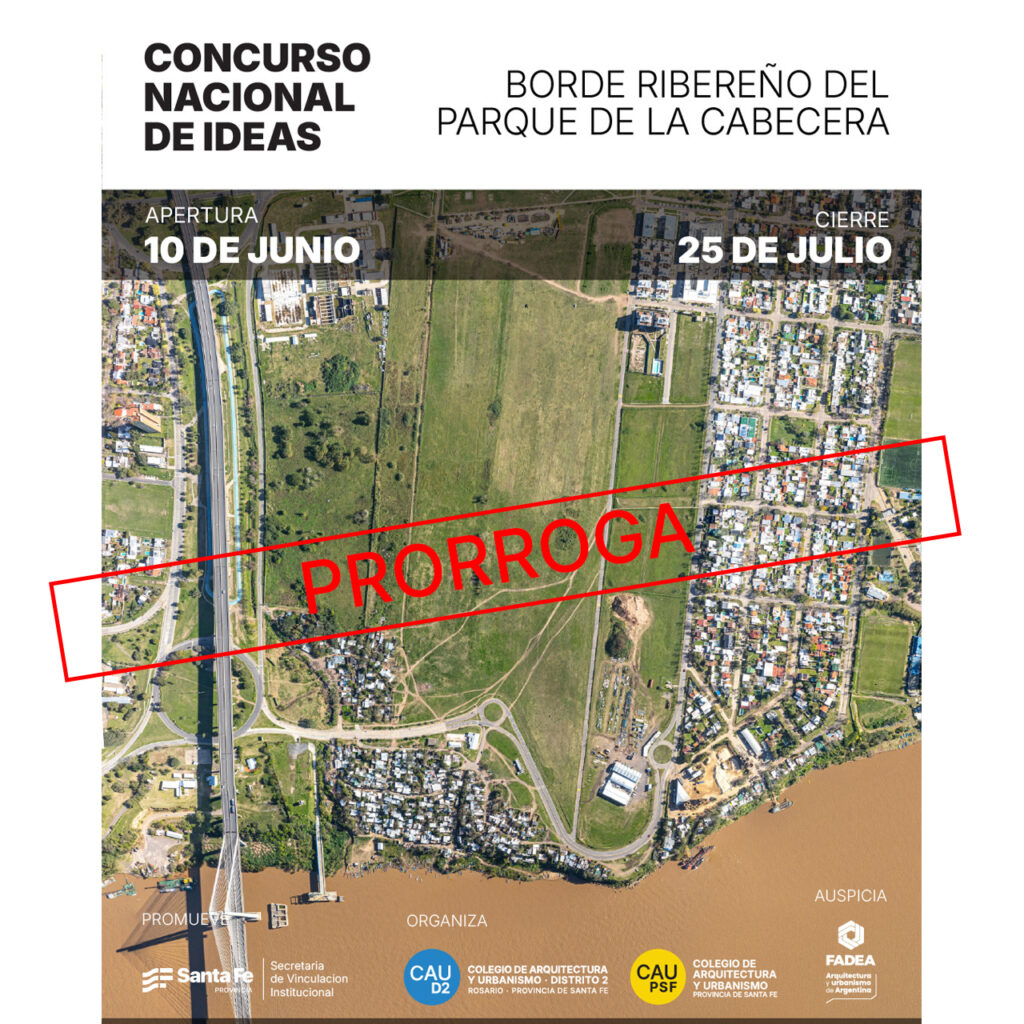 Concurso Nacional de Ideas “Parque de la Cabecera” bases – PRORROGA