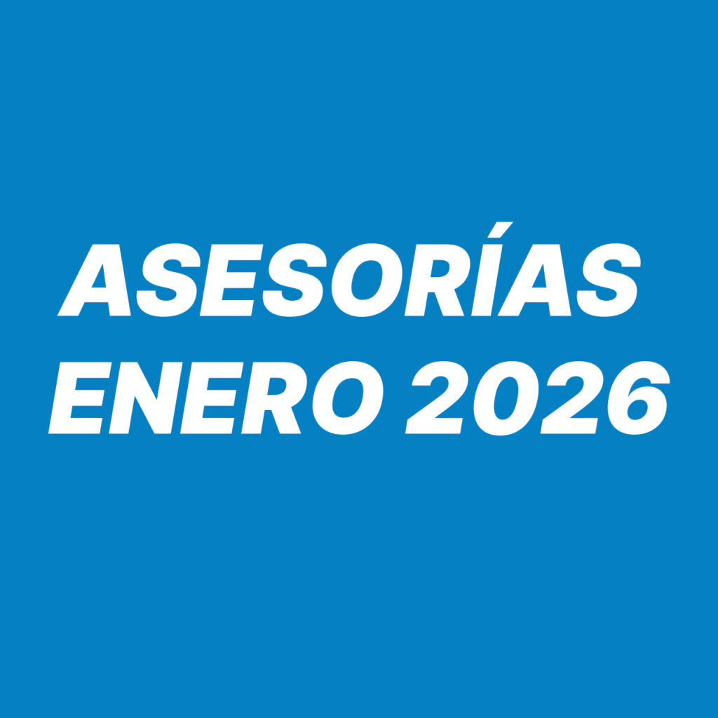 ASESORÍAS ENERO 2026