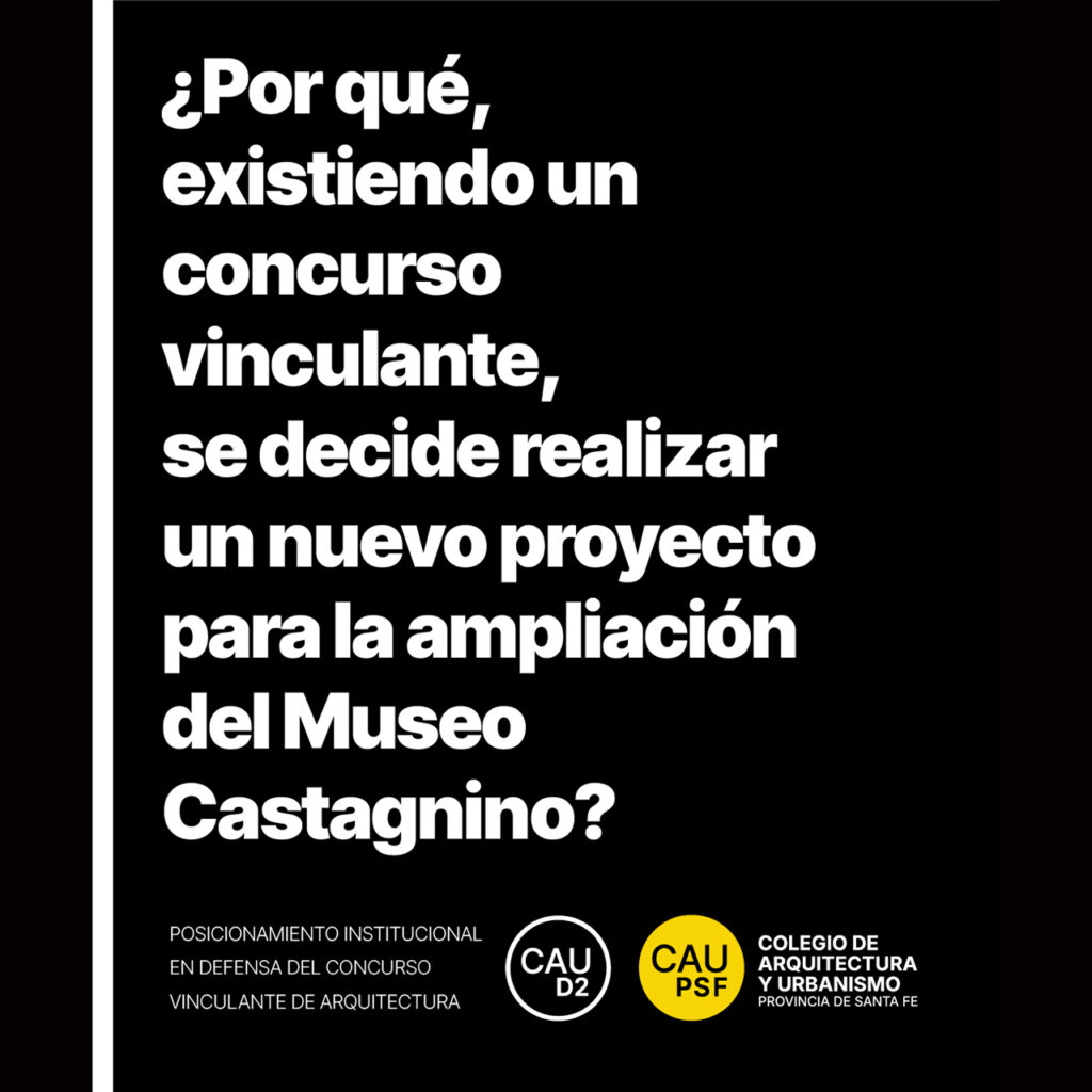 ¿Por qué, existiendo un concurso vinculante, se decide realizar un nuevo proyecto?