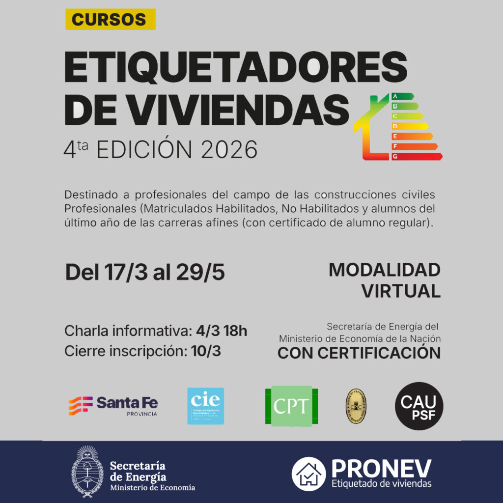 Curso de Etiquetadores Energéticos de Viviendas (CEV)