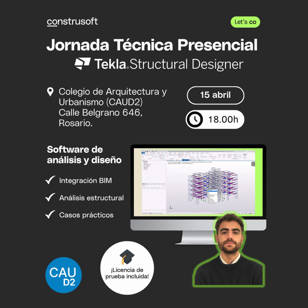 Jornada Técnica Presencial de Tekla Structural Designer