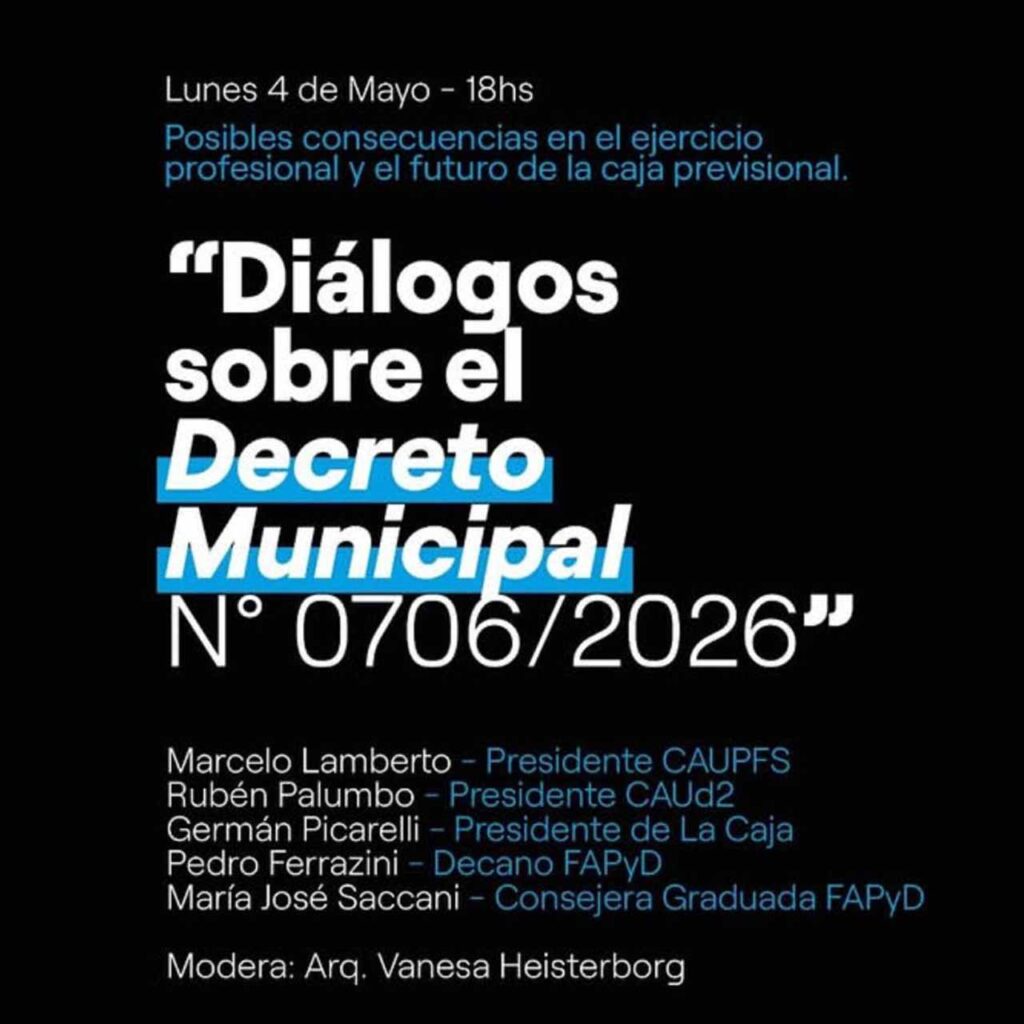 Diálogos sobre el Decreto  Municipal 0706/2026