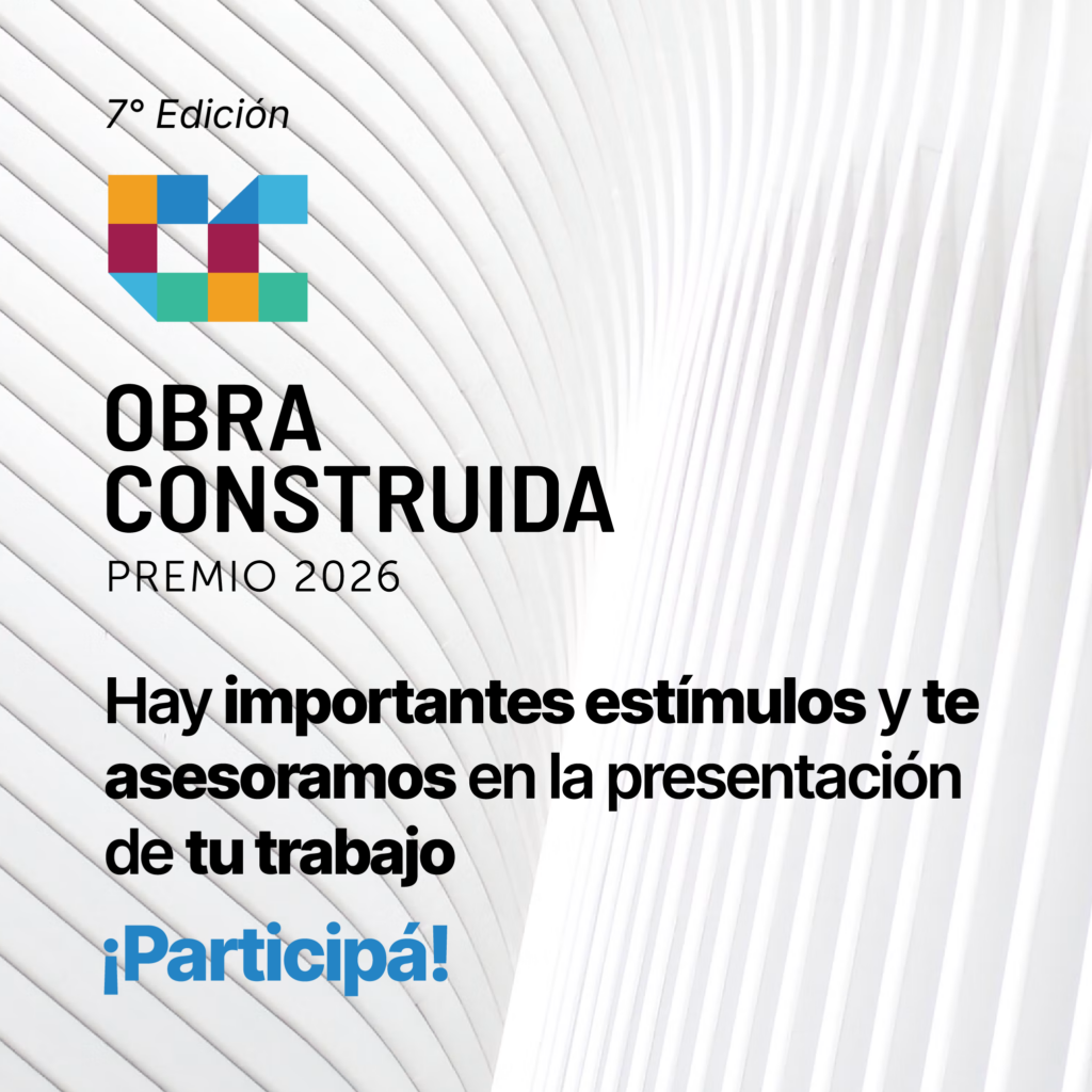 PREMIO ANUAL OBRA CONSTRUIDA 2026